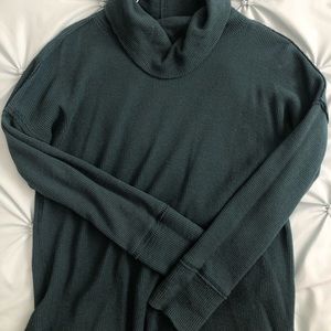 Oversized turtleneck sweater